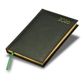 FIS Green A5 Golden PU Gilded Edge 2026 Diary-FSDI26EG26GR