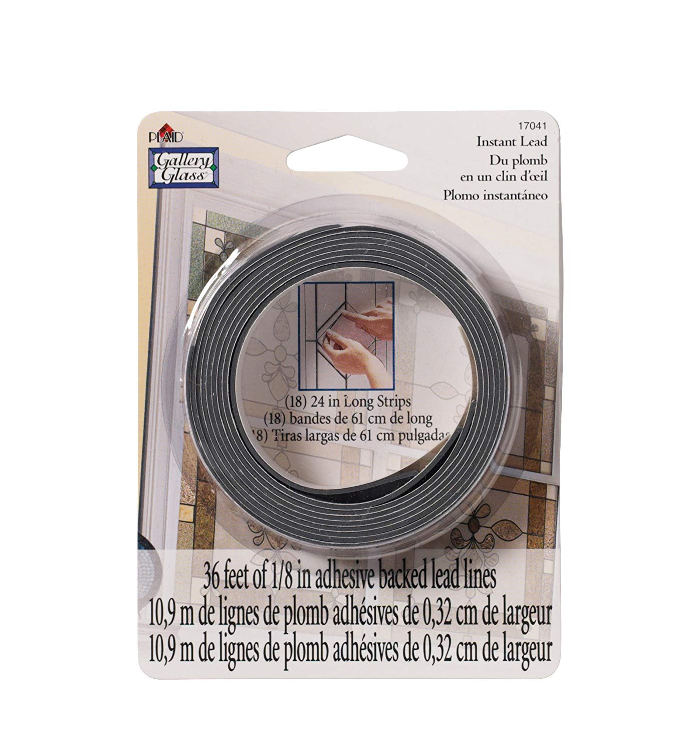 Gallery Glass Redi-Lead Strips (36 Linear Feet) - Al Masam Stationery LLC