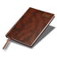 FIS Brown A5 Hard Cover Vinyl 2026 Weekly Diary-FSDI90E26BR