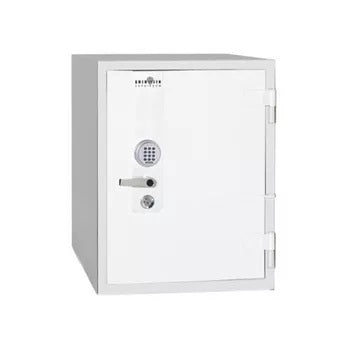 "SHINJIN FIREPROOF SAFE MODEL GB-T740 Locking: Keylock + Electronic Lock Ext. Dim. (mm):H 740 x W 560 x D 520mm, Weight: 143Kg, Capacity: 72 L Internal Fitting: 1 Shelf + 1 Drawer Fire resistance: Tested by SP (Swedish National Testing and Research Institute) n accordance with NT Fire 017 and have two kinds of P marks, NT Fire 017 60min paper and NT Fire 017 90min paper. Also certified by KS. Warranty: 1 Year on-site against manufacturing defects Price inclusive of Delivery & Bolting"