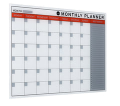 Bi-Office Glass Monthly Planner