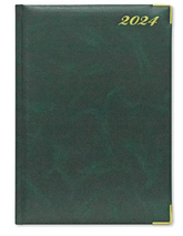FIS A4 Diary 2024 English (Saturday & Sunday Combined) Green - (FSDI47E21GR) - Al Masam Stationery LLC