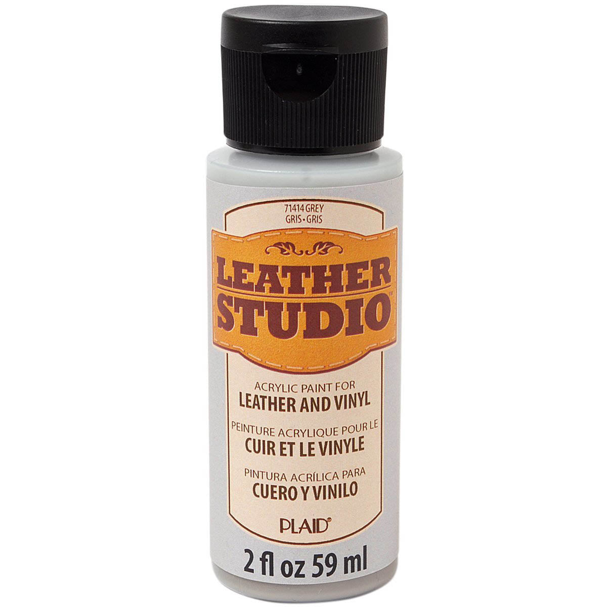 Leather Studio Paint Grey 2 Oz. - Al Masam Stationery LLC