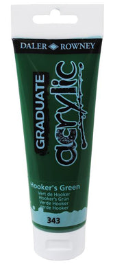 Daler Rowney Graduate Acrylic Color HOOKERS GREEN - Al Masam Stationery LLC