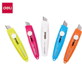 Deli Mini Cutter Auto-lock - Al Masam Stationery LLC