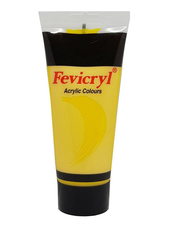 PIDILITE FEVI ACRYLIC COLOR 200 ML PRIMARY YEL - Al Masam Stationery LLC