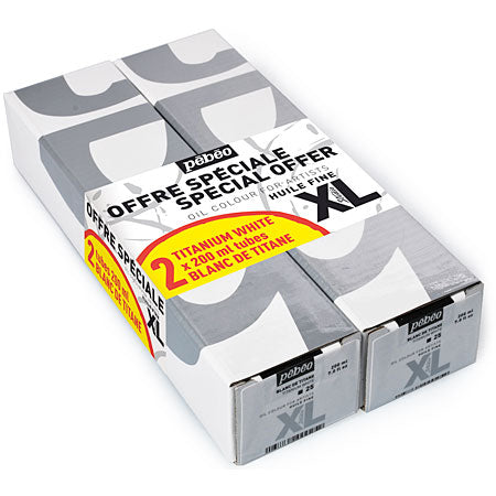 PEBEO PACK XL F. OIL 2X200ML WHITE - Al Masam Stationery LLC