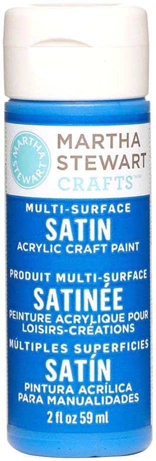 Martha Stewart Multi Surface Paint Satin 2 Oz. Indigo - Al Masam Stationery LLC