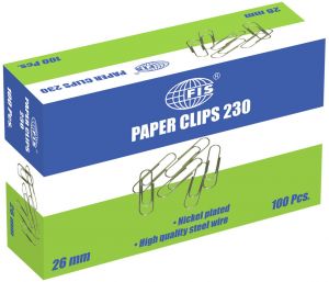 Paper Clip (FIS) U Shape 26mm - Al Masam Stationery LLC