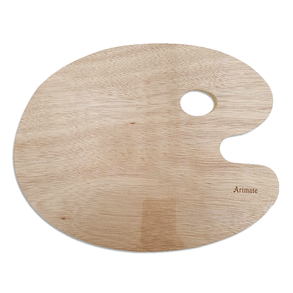 ARTMATE WOODEN PALETTE FOR ACRYLIC AND OIL PAINTING