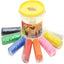 Kiddy Clay Modelling Clay 8 Color Bucket Yellow Lid - Al Masam Stationery LLC