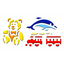 Lefranc & Bourgeois 3D Stencils 30*15cm - Child Collection - Al Masam Stationery LLC