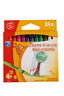 L&B Edu 24 Stick Crayon Set - Al Masam Stationery LLC