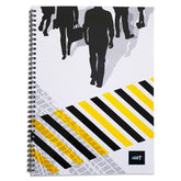 LIGHT® SPIRAL SOFT COVER NOTEBOOK A4, 100SHEETS - Al Masam Stationery LLC