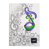 LIGHT® HARD COVER NOTEBOOK SINGLE LINE, A5 - MODEL 2 - Al Masam Stationery LLC