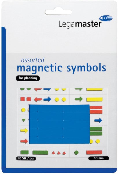 LEGAMASTER MAGNETIC SYMBOLS BLUE 10 MM - Al Masam Stationery LLC