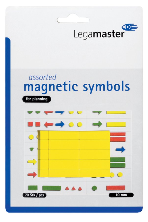 LEGAMASTER MAGNETIC SYMBOLS YELLOW 10 MM - Al Masam Stationery LLC