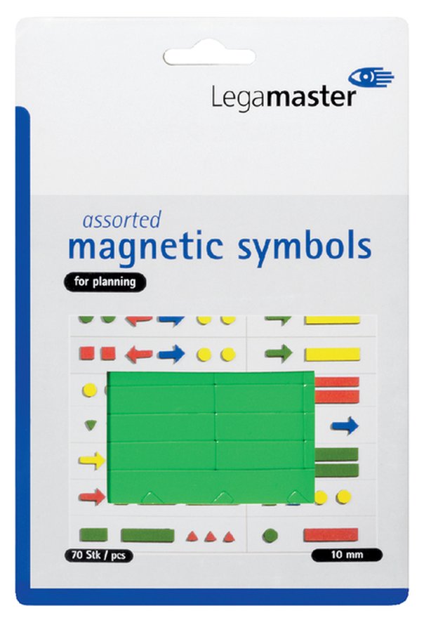 LEGAMASTER MAGNETIC SYMBOLS GREEN 10 MM - Al Masam Stationery LLC