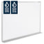 Magnetoplan Magnetic White Board (90Cm X 60Cm) - Al Masam Stationery LLC