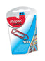 Maped D.Box 25mm Paper Clips Color 100 - Al Masam Stationery LLC