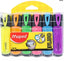 Maped Fluo Peps Highlighter Classic - (Pack of 6) - Al Masam Stationery LLC
