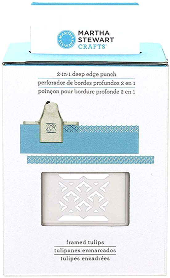 Martha Stewart 2 In 1 Deep Edge Punch Framed Tulips - Al Masam Stationery LLC
