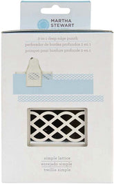 Martha Stewart 2 In 1 Deep Edge Punch Simple Lattice - Al Masam Stationery LLC