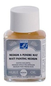 Lefranc & Bourgeois Matt Painting Medium 75ml Bottle - Al Masam Stationery LLC