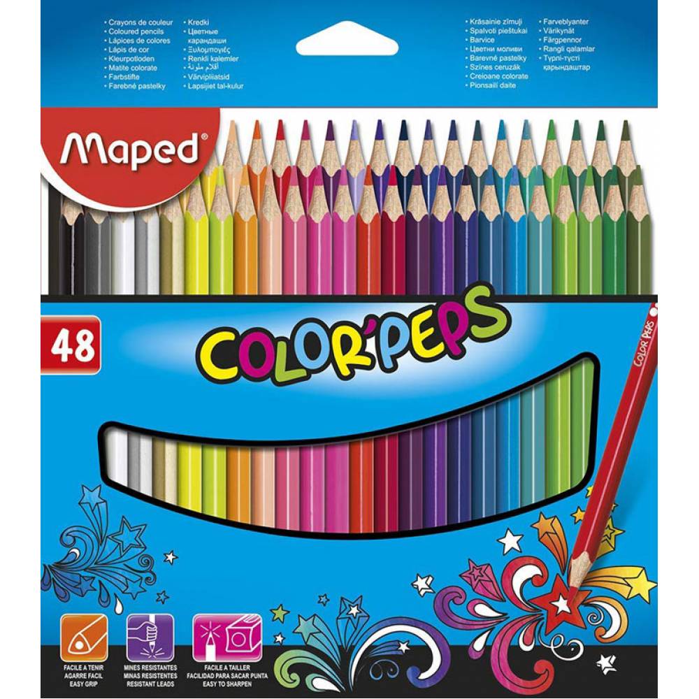 Maped Color Peps Pencils - (48 Pcs) - Al Masam Stationery LLC