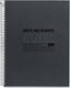 Miquelrius Notebook 3 Subject A4 100 Sheets Black - Al Masam Stationery LLC