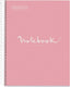 Miquelrius Notebook 5 Subject A4 90g Emotions Pink - Al Masam Stationery LLC