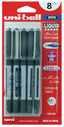 UB 150 Uni Ball Eye Micro Roller pen Black (Pack of 8) - Al Masam Stationery LLC