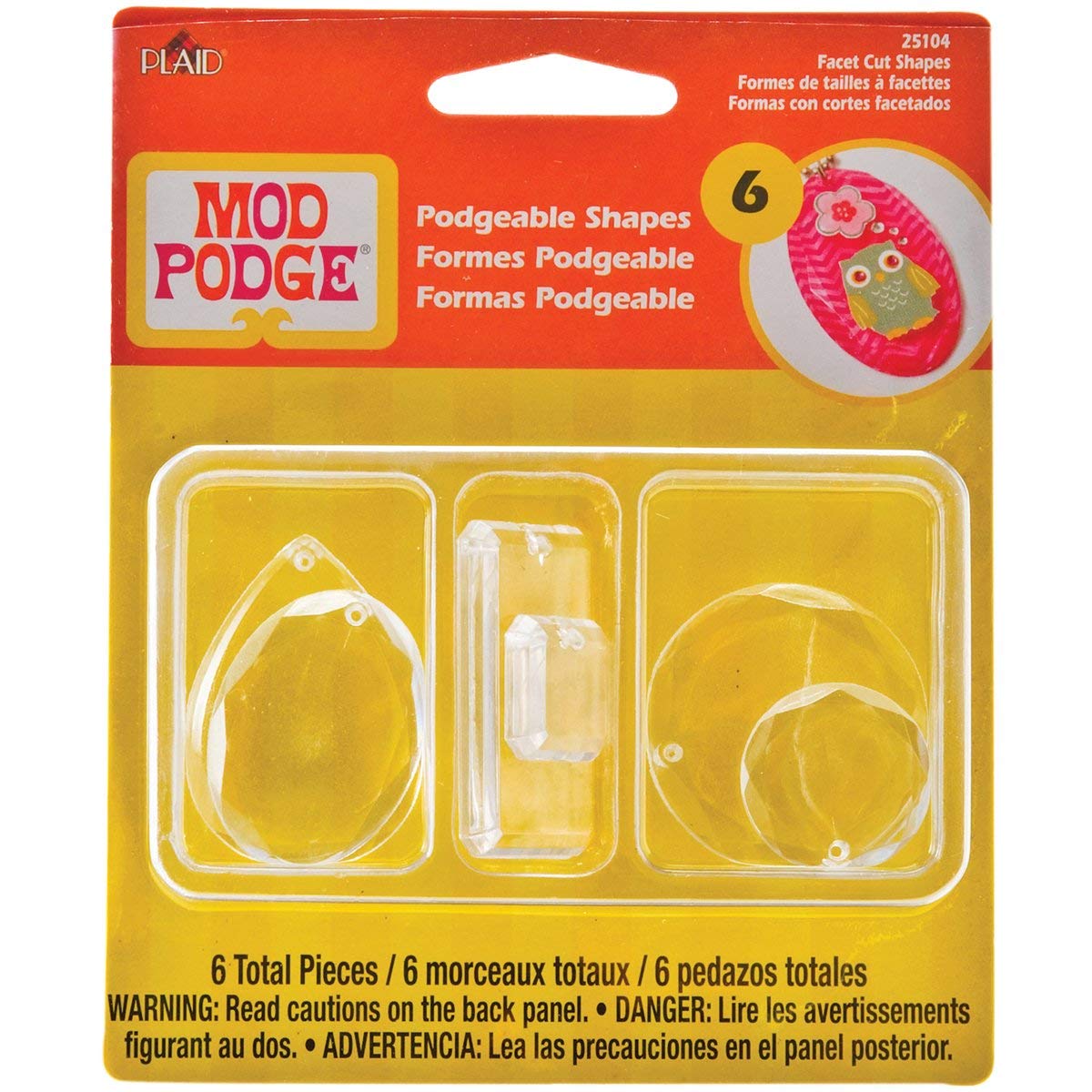 Mod Podge Podgeable Facet Shapes - Al Masam Stationery LLC