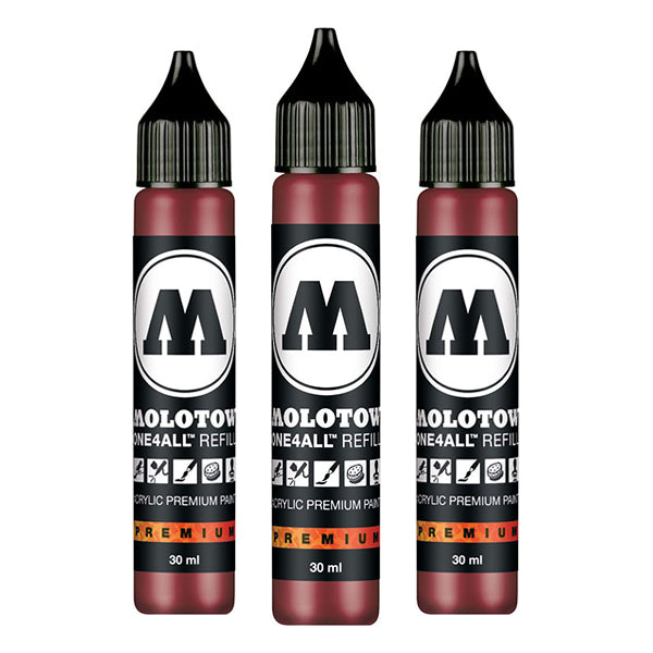 Grafx Aqua Ink Refill 30Ml Burgundy - Al Masam Stationery LLC