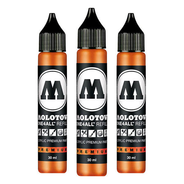 Grafx Aqua Ink Refill 30Ml Dare Orange - Al Masam Stationery LLC