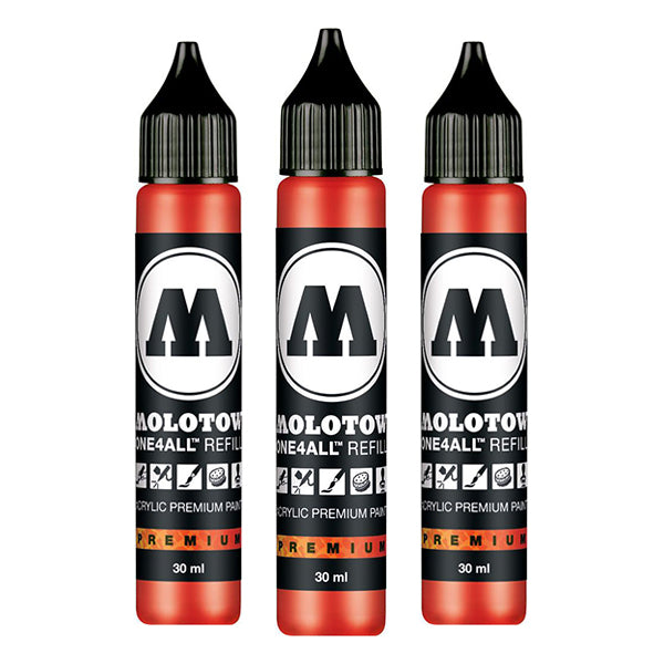 Grafx Aqua Ink Refill 30Ml Traffic Red - Al Masam Stationery LLC