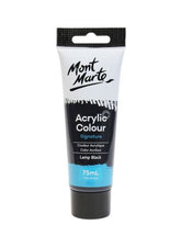 Acrylic Colour Paint Signature 75ml (2.5 US fl.oz) - Lamp Black - Al Masam Stationery LLC