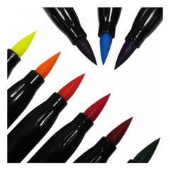 Mont Marte Colouring Brush Markers 12pc