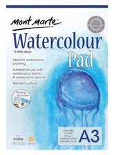 Mont Marte Watercolour Pad German Paper A3 180gsm 15sht - Al Masam Stationery LLC