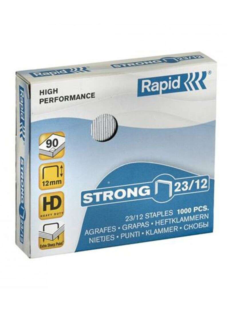 Rapid S23/12-St Heavy Duty Strong Staples 60-90 sheet - Al Masam Stationery LLC