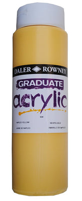Daler Rowney Graduate Acrylic Color NAPLES YELLOW - Al Masam Stationery LLC