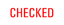 Sef Ink Stamp Checked - Al Masam Stationery LLC