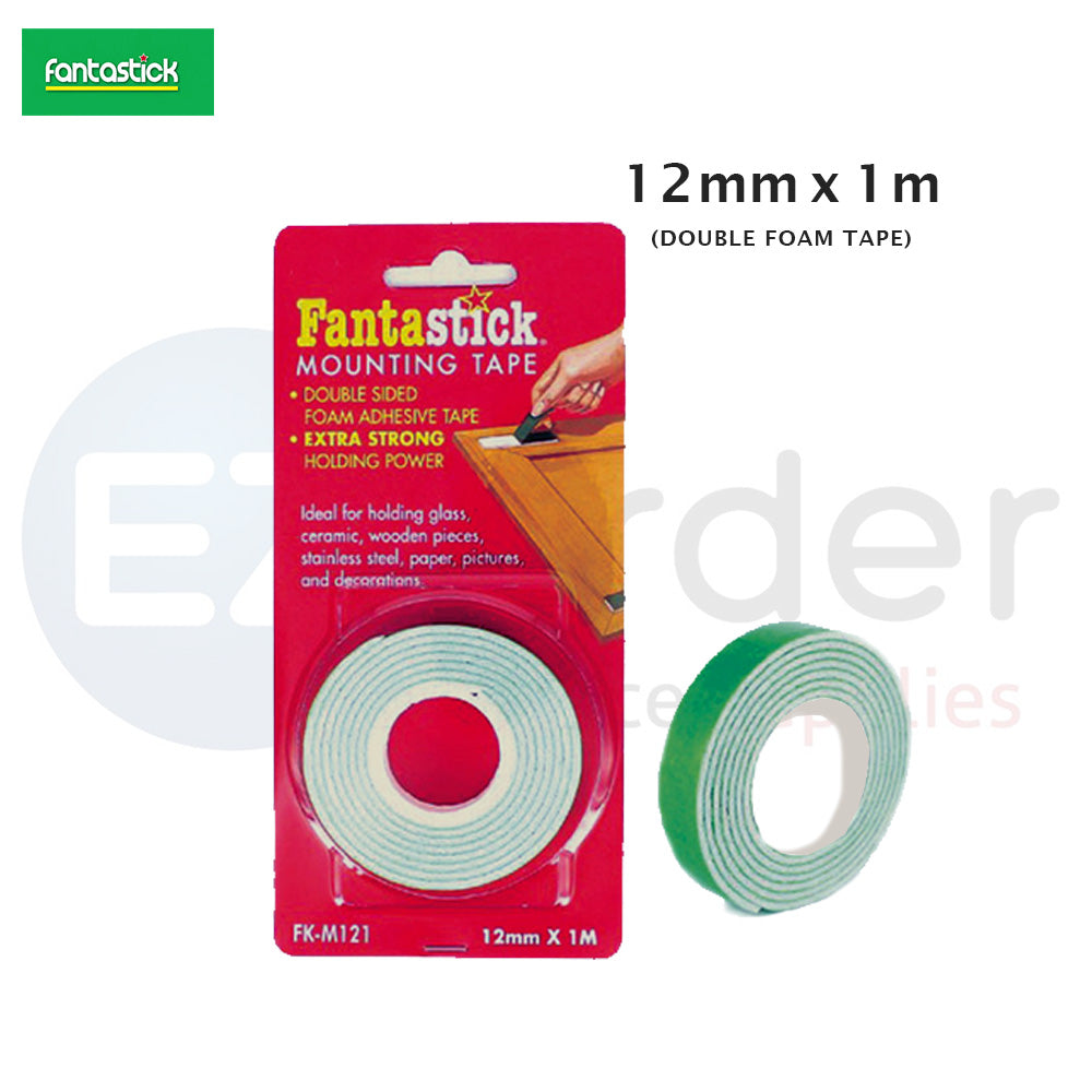 Fantastic Mounting Double Sided Tape 12mmx1M - Al Masam Stationery LLC