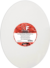 Fredrix TARA Oval Stretched Canvas (11 x 14)"or (27.94 x 35.56)cm - Al Masam Stationery LLC