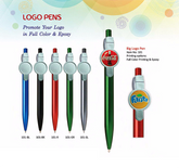 AMS-101 - Plastic Pen with Big Logo Space for Printing - Al Masam Stationery LLC