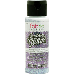 Fabric Creations Fantasy Glitter - Pegasus Purple