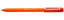Pental Izee Retractable Ball Point Pen 0.7mm Orange - Al Masam Stationery LLC