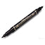 Pentel N75W Permanent Twin Marker Black - Al Masam Stationery LLC
