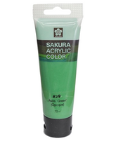 SAKURA ACRYLIC 75ML PERM. GREEN - Al Masam Stationery LLC