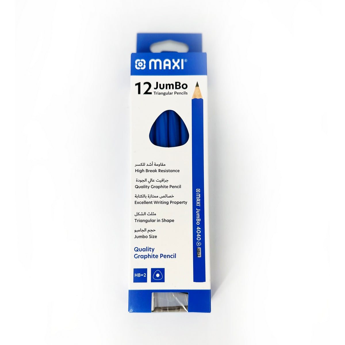 Pencil maxi jumbo Tri-Graphite HB Pencil - Al Masam Stationery LLC